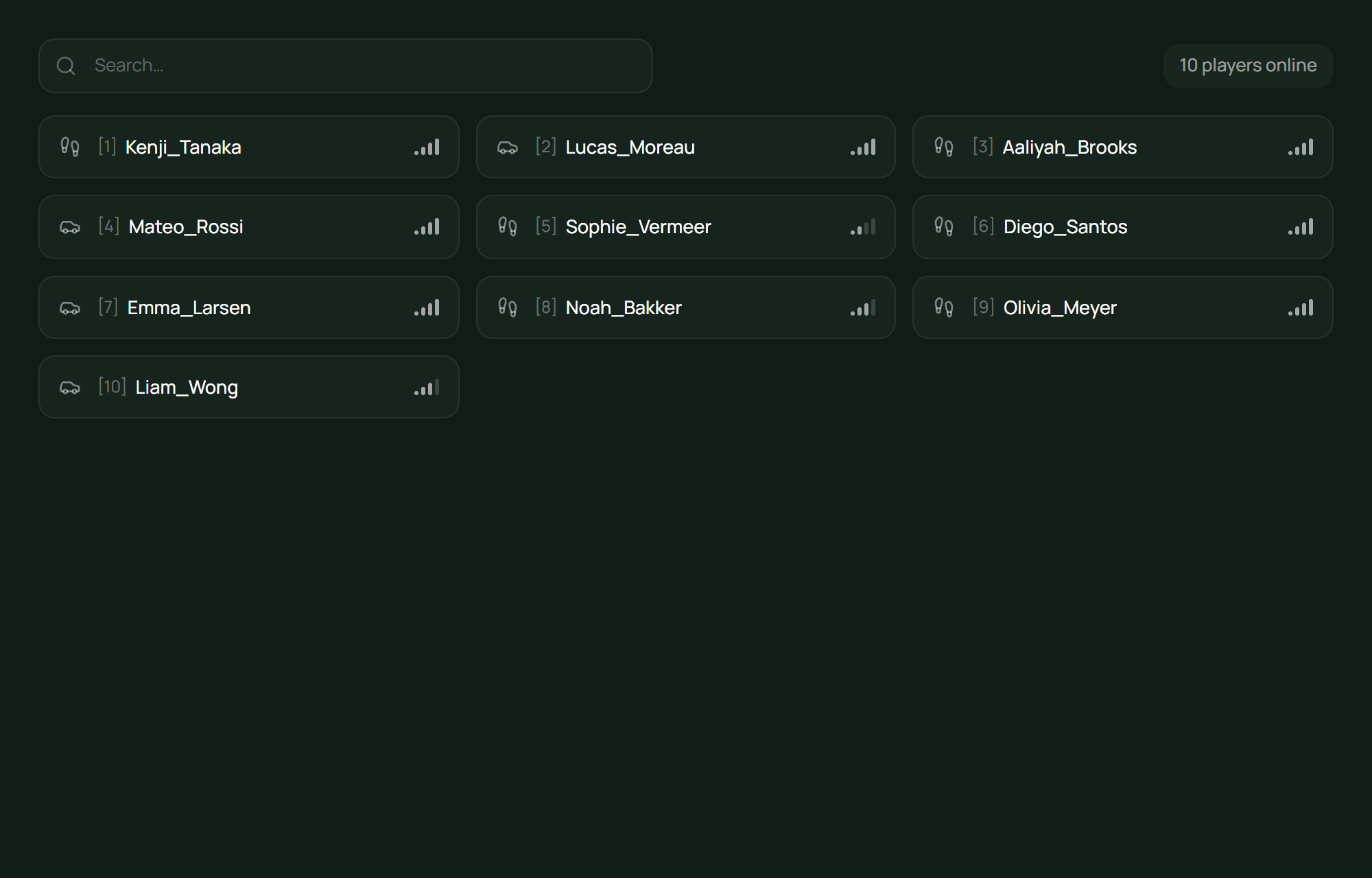Player Management